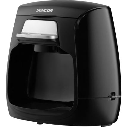 Sencor - Kaffeemaschine mit zwei Tassen 500W/230V schwarz