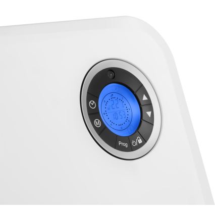 Sencor - Konvektionsheizer mit LCD-Display und Thermostat 750W/1500W/230V IP24