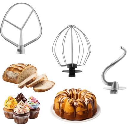 Sencor - Küchenmaschine mit Edelstahlschüssel 1300W/230V, grün