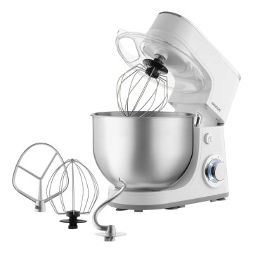 Sencor - Küchenmaschine mit Edelstahlschüssel 1300W/230V weiß