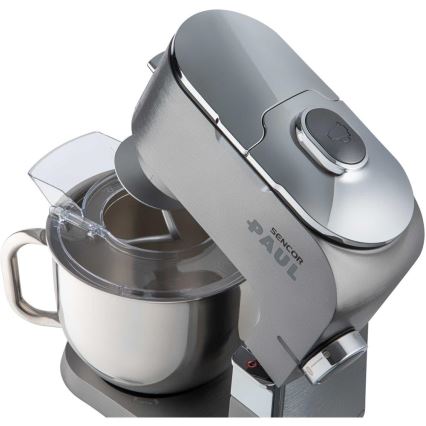 Sencor - Küchenmaschine mit Edelstahlschüssel 1700W/230V matt Chrom