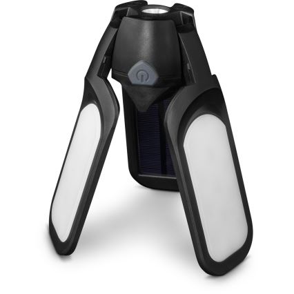 Sencor - wiederaufladbare LED-Campinglampe mit Solarpanel LED/3W/1600 mAh IPX4