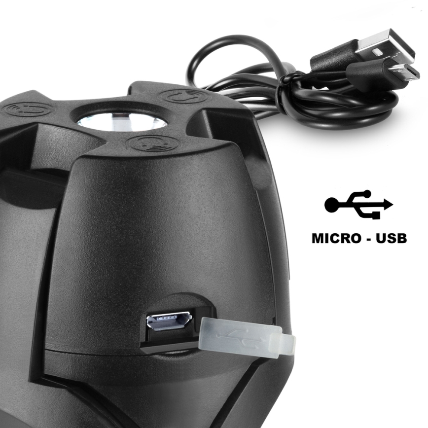 Sencor - wiederaufladbare LED-Campinglampe mit Solarpanel LED/3W/1600 mAh IPX4