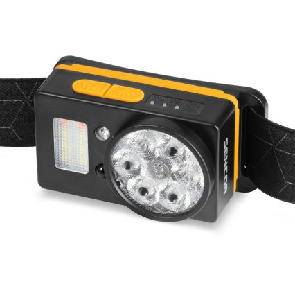 Sencor - LED Stirnlampe mit Powerbank-Funktion LED/5W/1200 mAh IP44