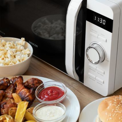 Sencor - Mikrowelle 800 W/230 V, 17 l, weiß