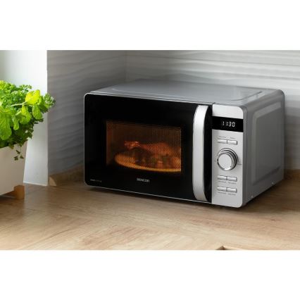 Sencor - Mikrowelle 800W/230V 17 l silber