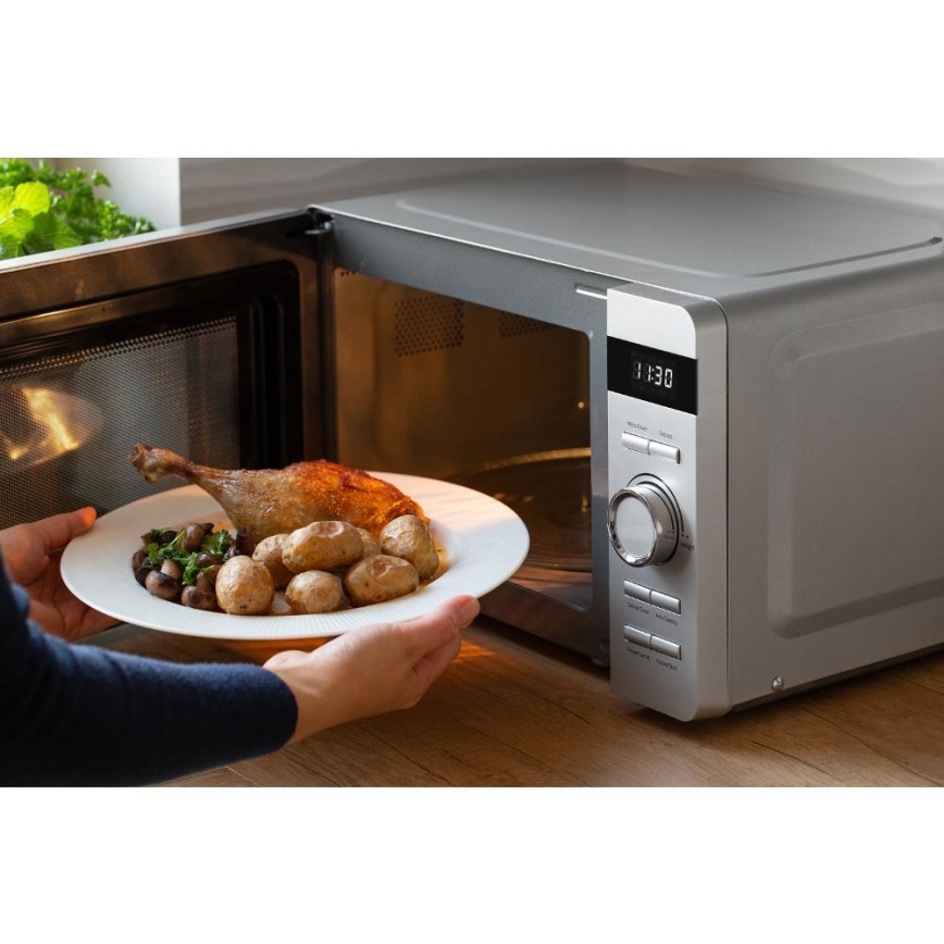 Sencor - Mikrowelle 800W/230V 17 l silber