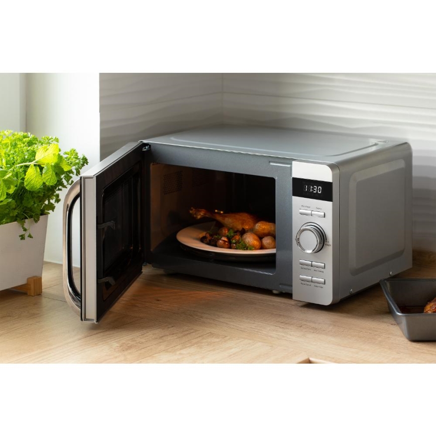 Sencor - Mikrowelle 800W/230V 17 l silber