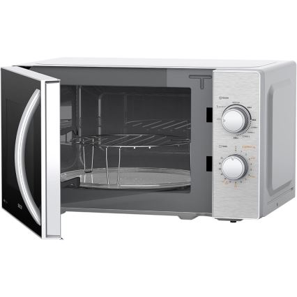 Sencor - Mikrowelle mit Grillfunktion 700W/1000W/230V 20 l mattes Chrom