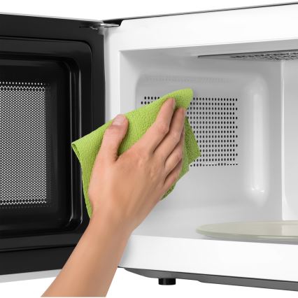 Sencor - Mikrowelle mit Grillfunktion 700W/900W/230V 17 l Edelstahl