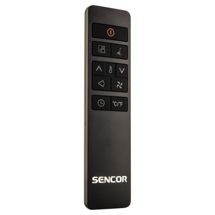 Sencor - Mobile Klimaanlage mit LCD-Display 3in1 930W/230V 7000 BTU Wi-Fi weiß + Fernbedienung