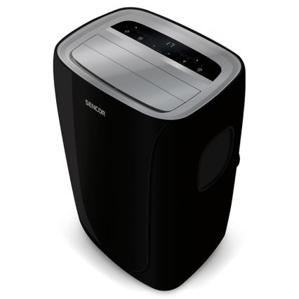 Sencor - Mobile Klimaanlage mit LED-Display 3in1 1000W/230V 9000 BTU schwarz + Fernbedienung