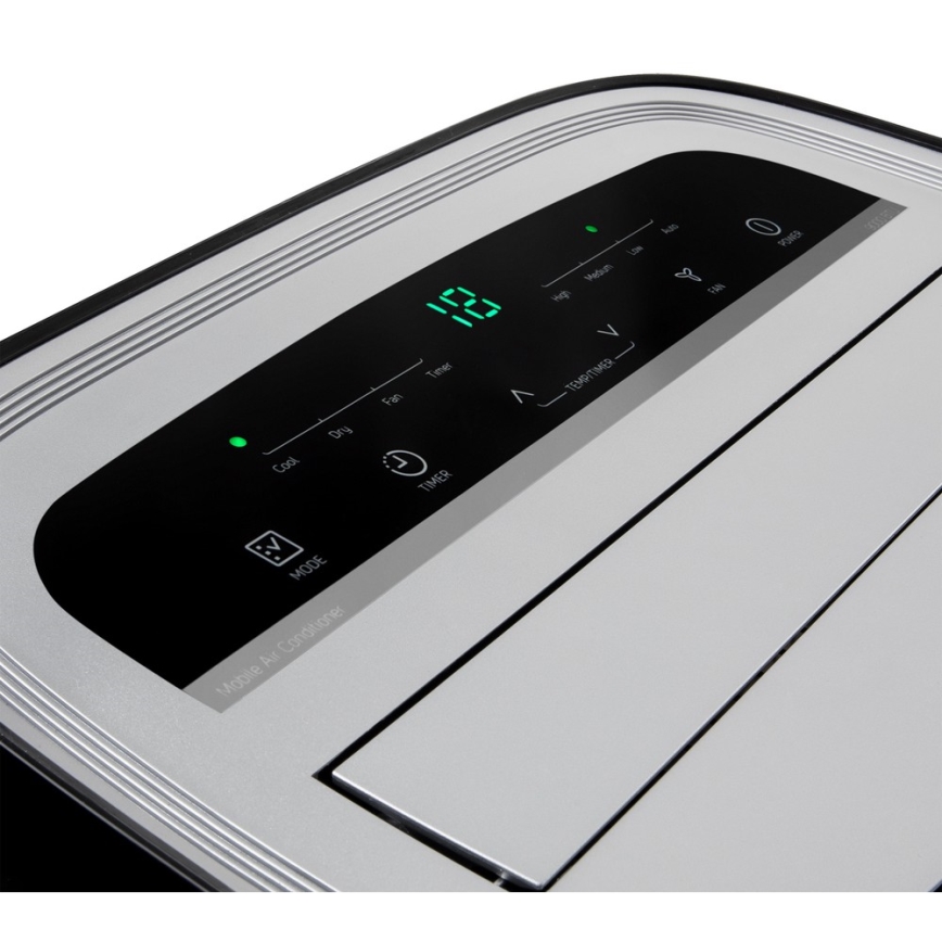 Sencor - Mobile Klimaanlage mit LED-Display 3in1 1000W/230V 9000 BTU schwarz + Fernbedienung