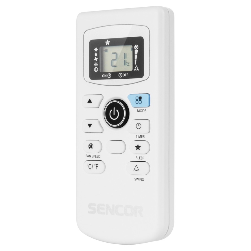Sencor - Mobile Klimaanlage mit LED-Display 3in1 1000W/230V 9000 BTU schwarz + Fernbedienung