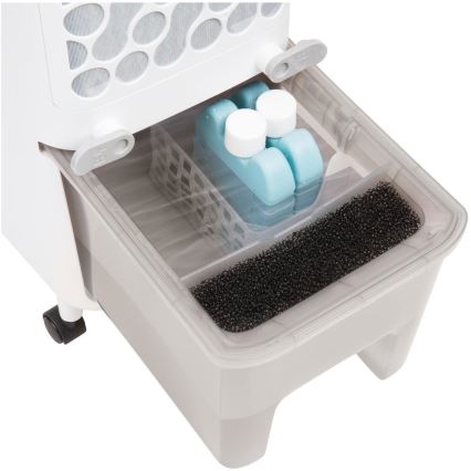 Sencor - Mobiler Luftkühler mit LED-Anzeige 3in1 70W/230V weiß + Fernbedienung