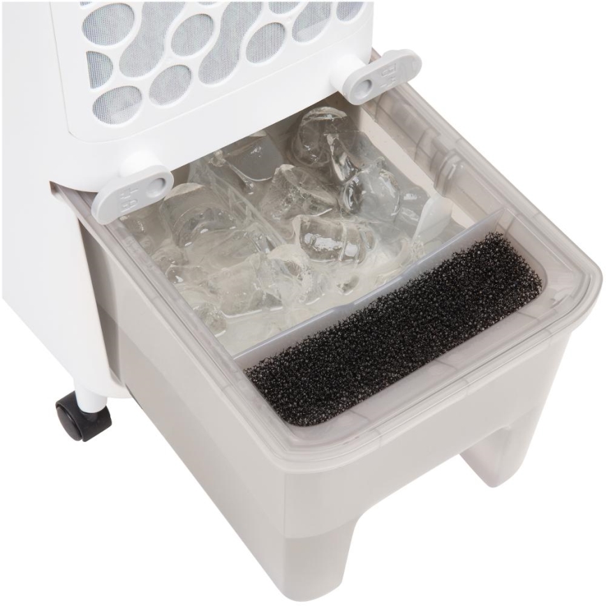 Sencor - Mobiler Luftkühler mit LED-Anzeige 3in1 70W/230V weiß + Fernbedienung