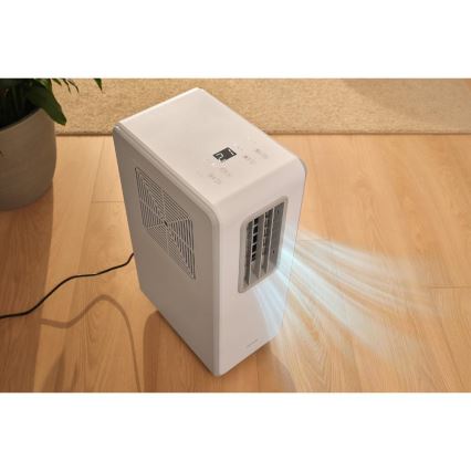 Sencor - Mobiles Klimagerät 4-in-1, 200 W/230 V, 1800 BTU, weiß, mit Fernbedienung