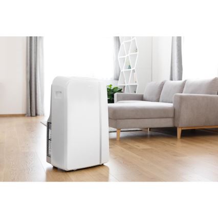 Sencor - Mobiles Smart-Klimagerät 3in1 mit komplettem Zubehör 1450W/230V 12000 BTU Wi-Fi weiß + Fernbedienung