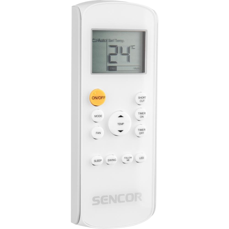 Sencor - Mobiles Smart-Klimagerät 3in1 mit komplettem Zubehör 1450W/230V 12000 BTU Wi-Fi weiß + Fernbedienung