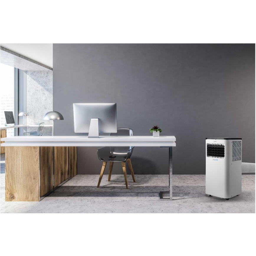 Sencor - Mobiles Smart-Klimagerät 3in1 mit komplettem Zubehör 805W/230V 8000 BTU Wi-Fi + Fernbedienung