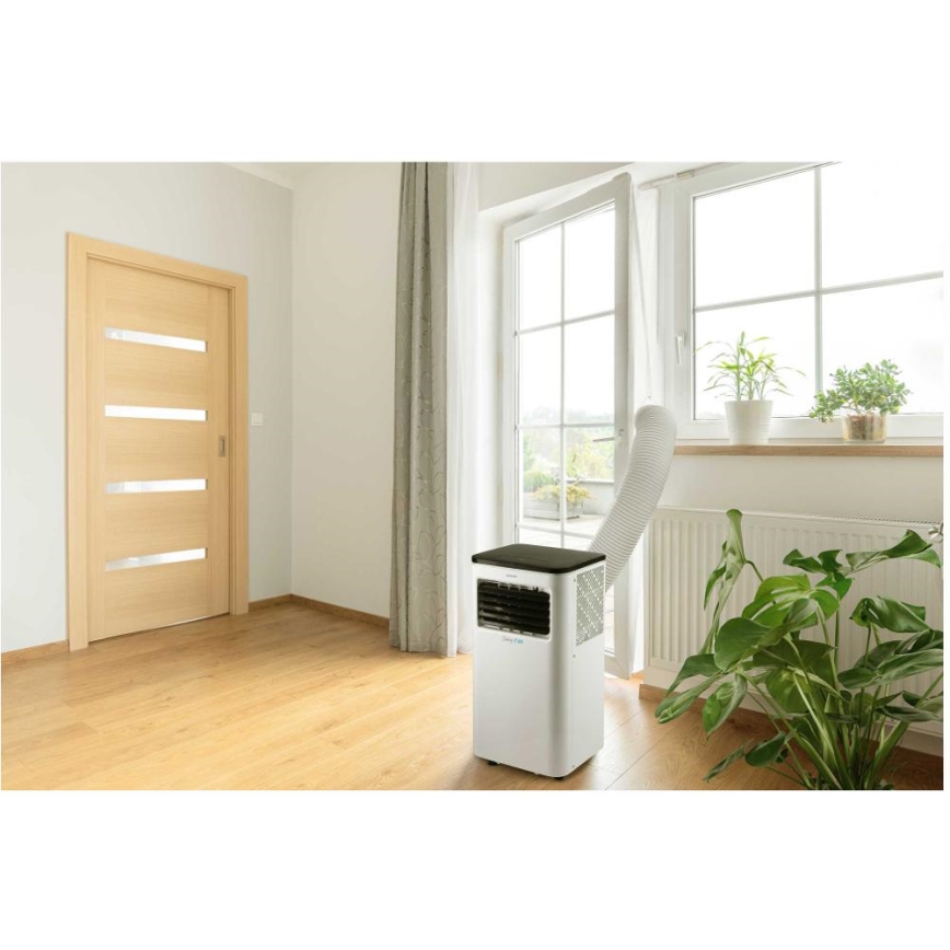 Sencor - Mobiles Smart-Klimagerät 3in1 mit komplettem Zubehör 805W/230V 8000 BTU Wi-Fi + Fernbedienung