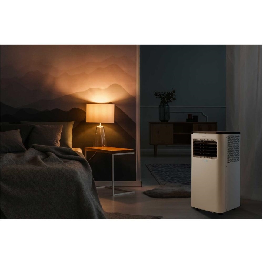 Sencor - Mobiles Smart-Klimagerät 3in1 mit komplettem Zubehör 805W/230V 8000 BTU Wi-Fi + Fernbedienung
