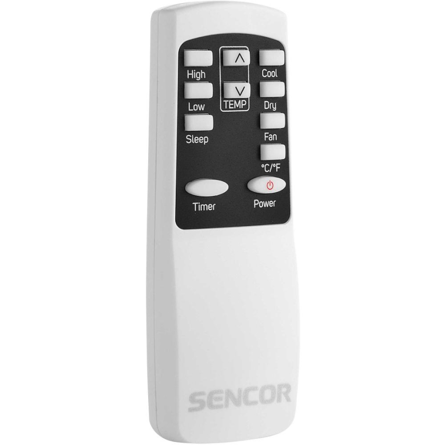 Sencor - Mobiles Smart-Klimagerät 3in1 mit komplettem Zubehör 805W/230V 8000 BTU Wi-Fi + Fernbedienung
