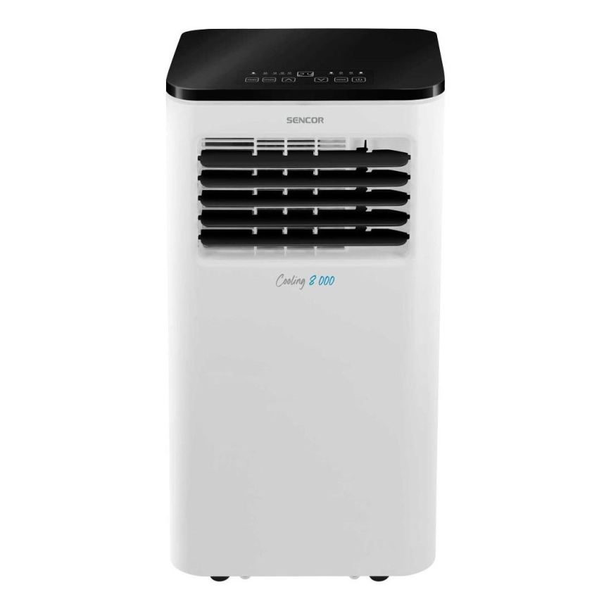 Sencor - Mobiles Smart-Klimagerät 3in1 mit komplettem Zubehör 805W/230V 8000 BTU Wi-Fi + Fernbedienung