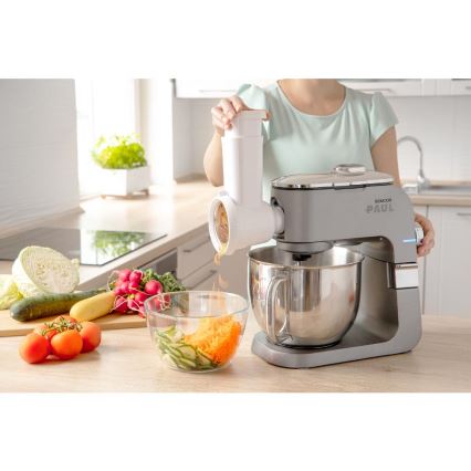 Sencor - Multifunktionaler Küchenroboter mit Edelstahlschüssel 1500W/230V mattchrom