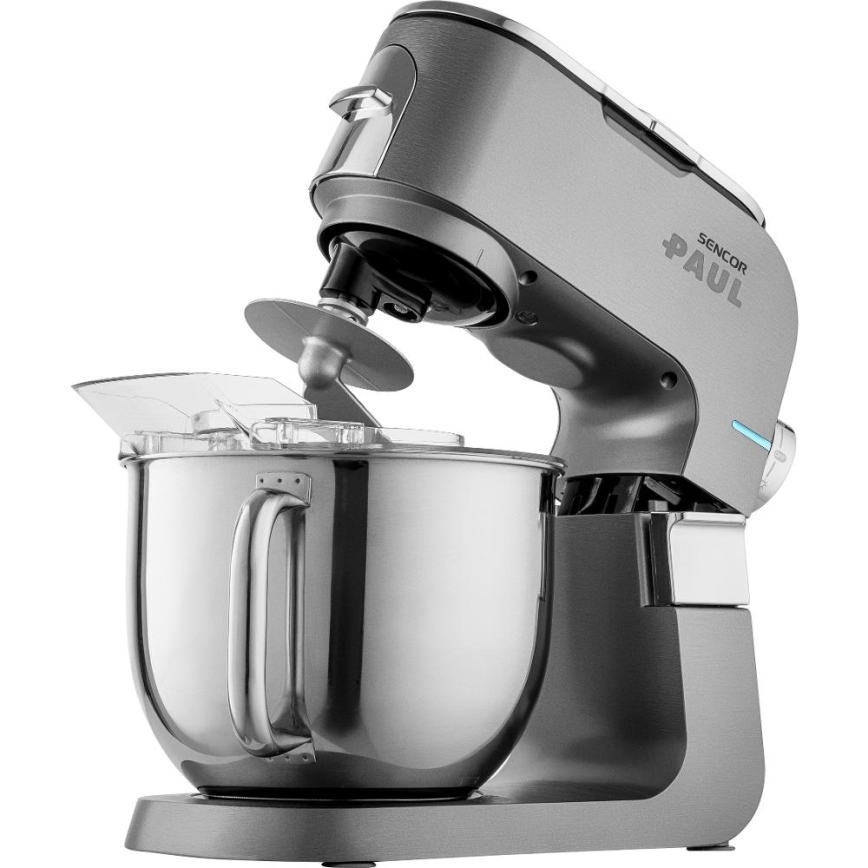 Sencor - Multifunktionaler Küchenroboter mit Edelstahlschüssel 1500W/230V mattchrom
