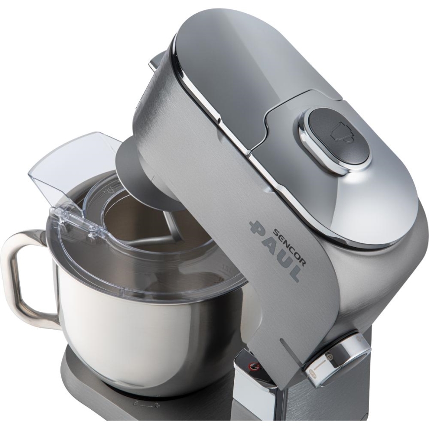 Sencor - Multifunktionaler Küchenroboter mit Edelstahlschüssel 1500W/230V mattchrom