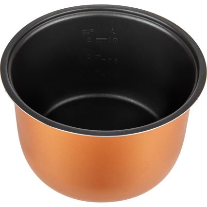 Sencor - Multifunktions-Reiskocher 350W/230V 0,6 l Edelstahl/schwarz