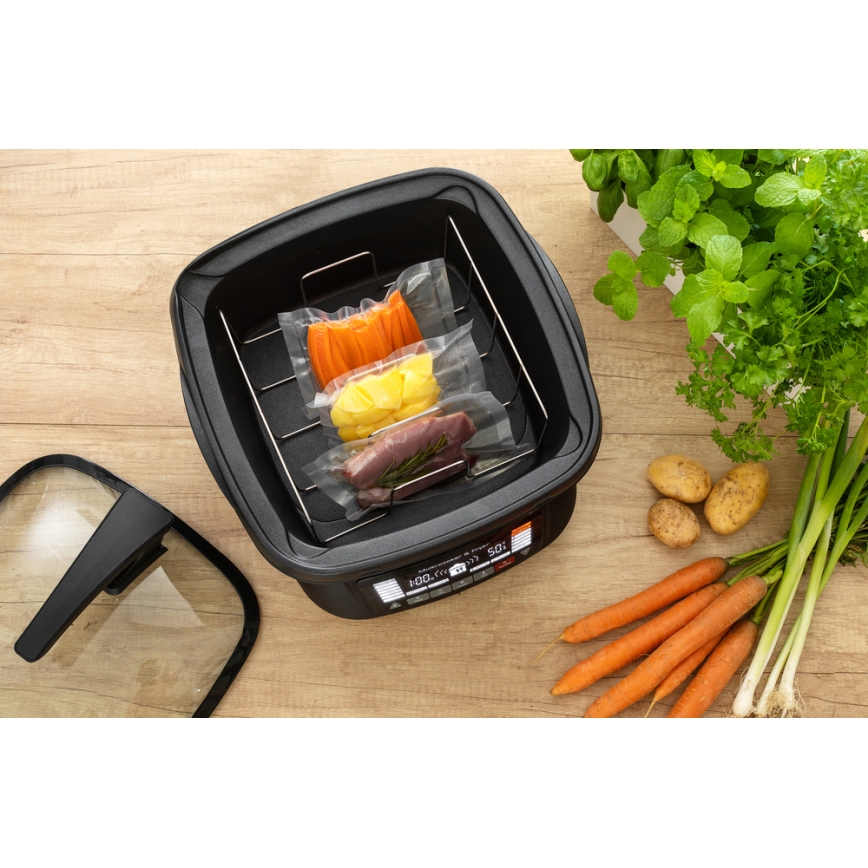 Sencor - Multifunktionsbratpfanne mit Zubehör 1800W/230V 18 Funktionen 4,8l