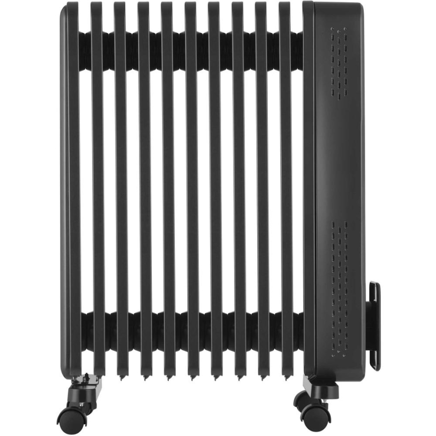 Sencor - Ölradiator mit 11 Rippen 1000/1200/2400W/230V Wi-Fi schwarz