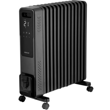 Sencor - Ölradiator mit 13 Heizrippen 1000/1500/2730W/230V WLAN schwarz
