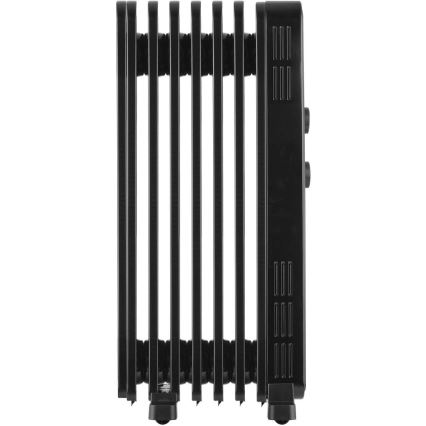 Sencor - Ölradiator mit 7 Rippen, 600/900/1500 W, 230 V, schwarz
