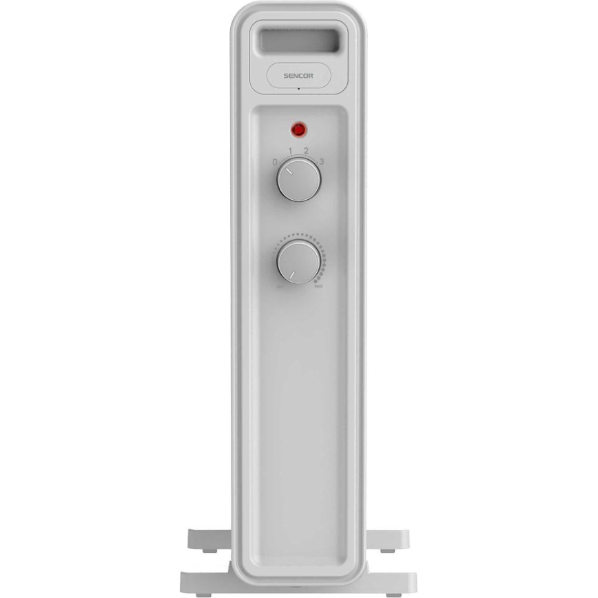 Sencor - Ölradiator mit 7 Rippen 600/900/1500W/230V weiß