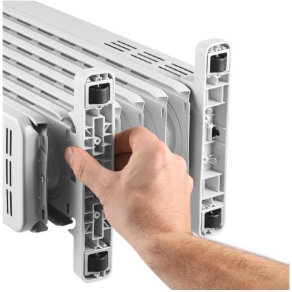 Sencor - Ölradiator mit 7 Rippen 600/900/1500W/230V weiß