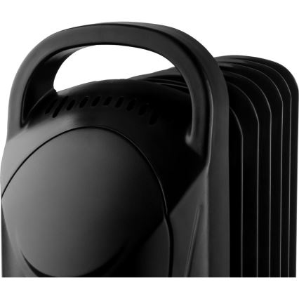 Sencor - Ölradiator mit 7 Rippen, 700 W/230 V, schwarz