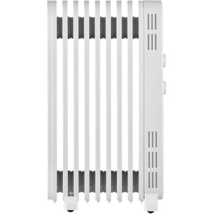 Sencor - Ölradiator mit 9 Rippen, 3 Heizstufen 800/1200/2000W/230V, weiß
