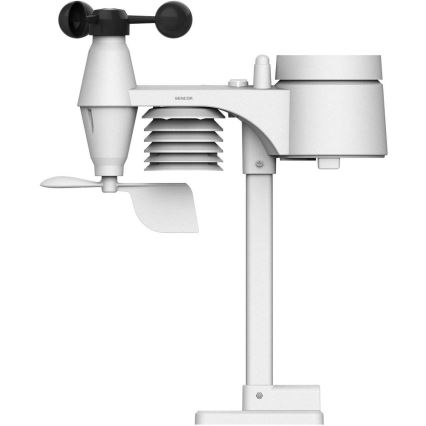 Sencor - Profi-Wetterstation mit Farb-LCD-Anzeige und Wecker 5V/3xAAA + 3xAA