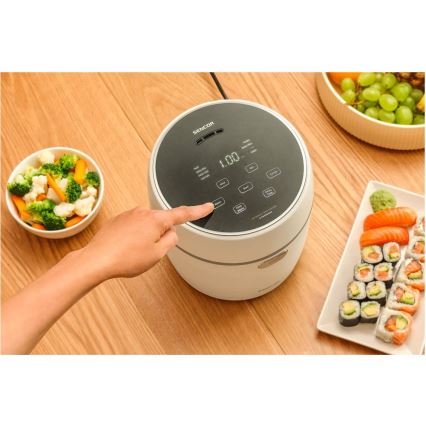 Sencor - Reiskocher 350 W/230 V 0,6 l weiß