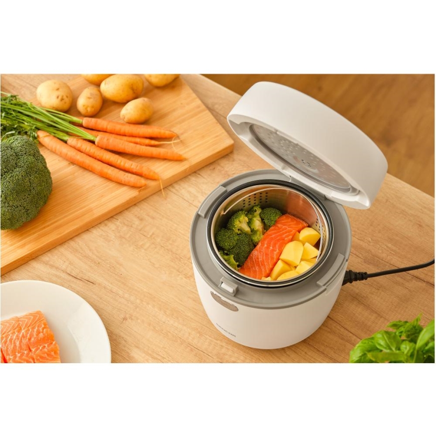 Sencor - Reiskocher 350 W/230 V 0,6 l weiß