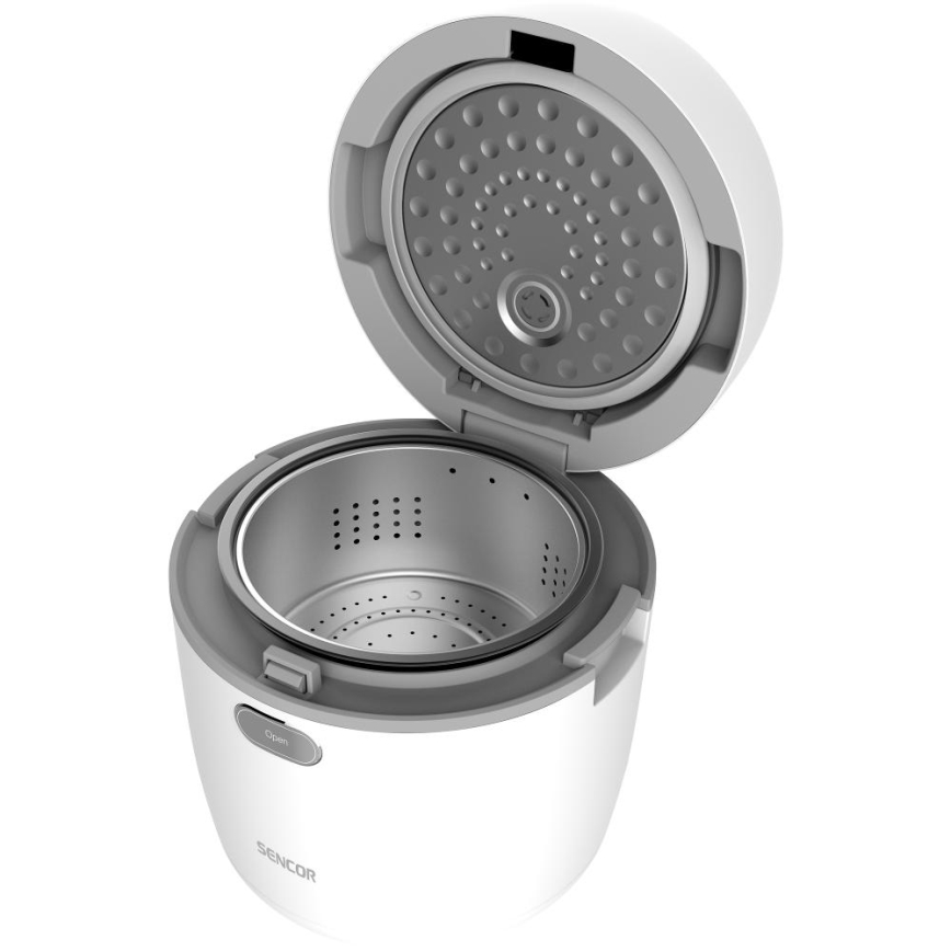 Sencor - Reiskocher 350 W/230 V 0,6 l weiß