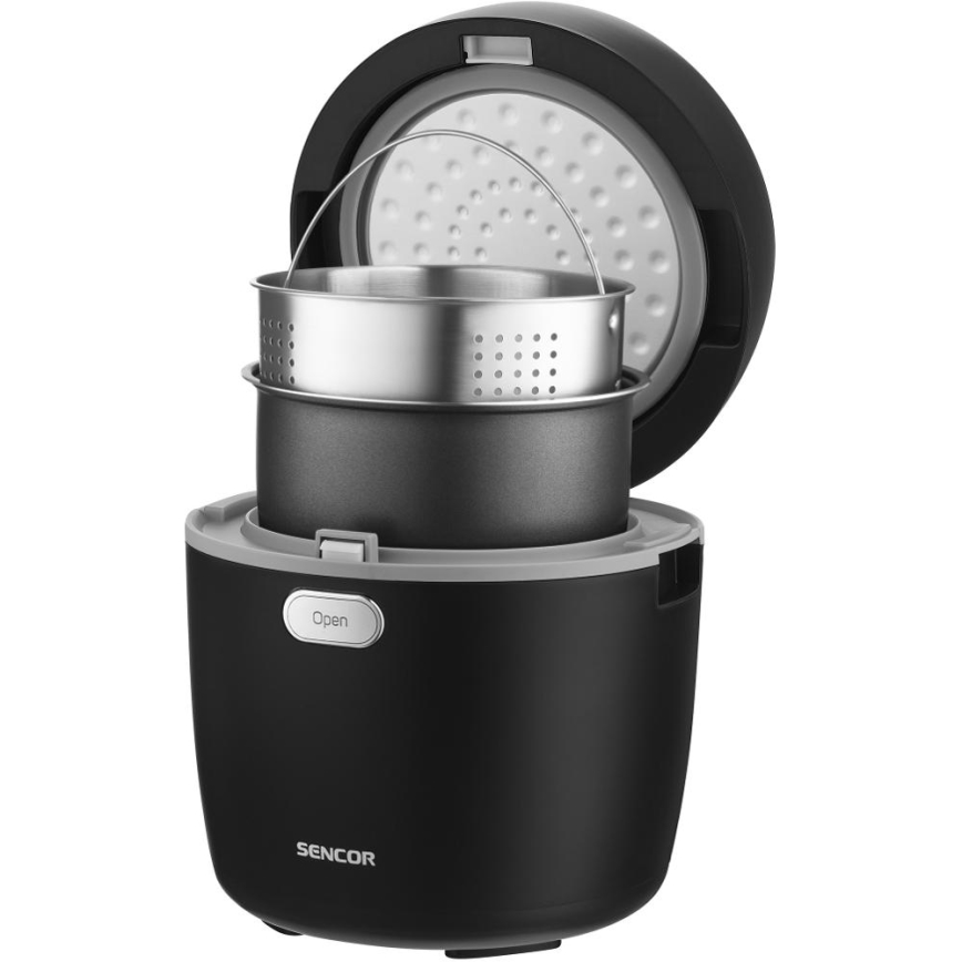 Sencor - Reiskocher 350W/230V 0,6 l schwarz
