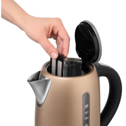 Sencor - Wasserkocher mit Temperaturregelung 1,7 l 2150W/230V braun