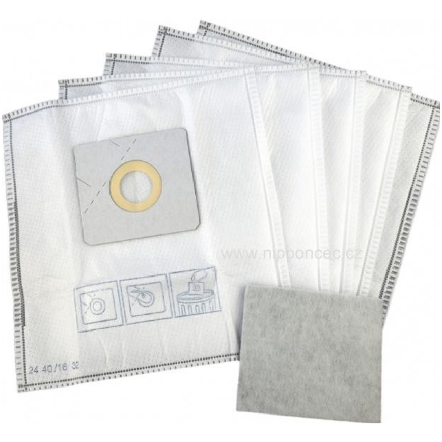 Sencor - SET 5x Beutel + 1x Mikrofilter für Staubsauger