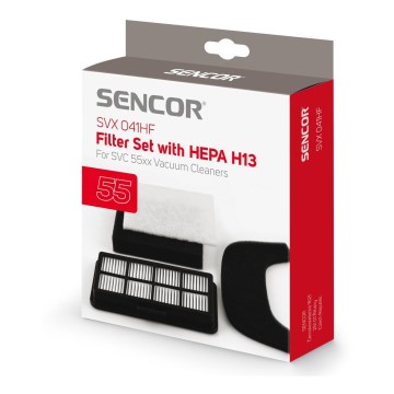 Sencor - Set Staubsaugerfilter aus HEPA-Filter am Einlass und Mikrofilter am Auslass