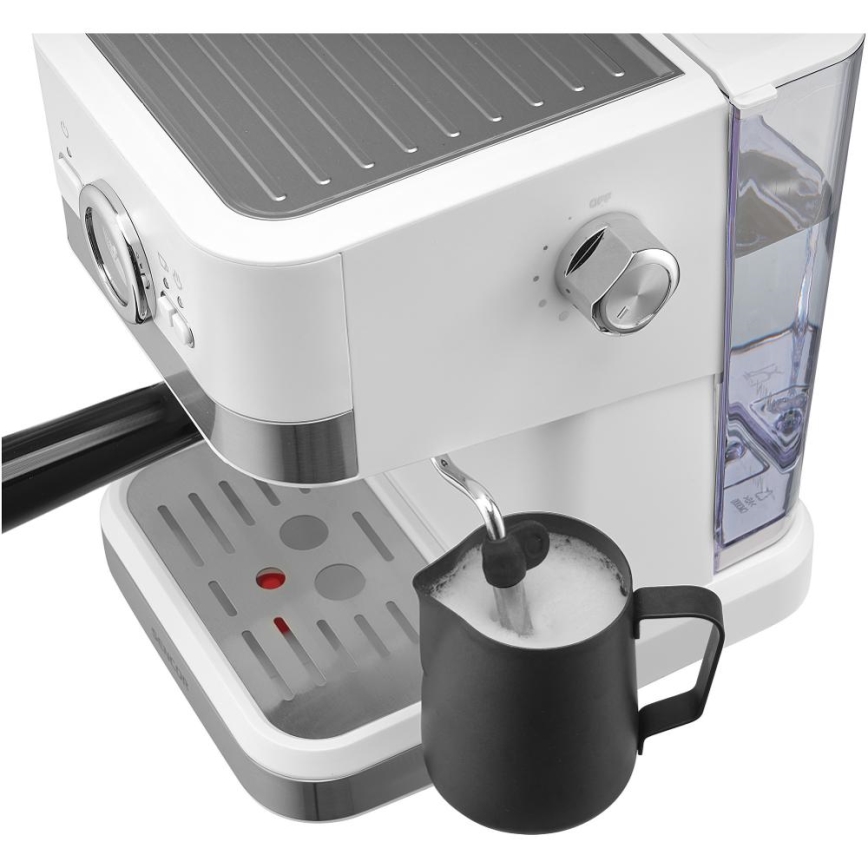 Sencor - Siebträger-Espressomaschine 1050W/230V weiß/matt Chrom