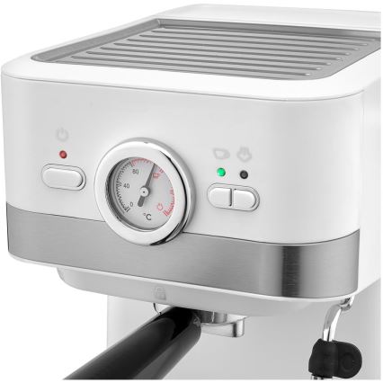 Sencor - Siebträger-Espressomaschine 1050W/230V weiß/matt Chrom